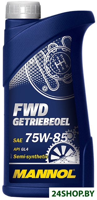 Трансмиссионное масло Mannol FWD Getriebeoel 75W-85 API GL 4 1л Трансмиссионное масло Mannol FWD Getriebeoel 75W-85 API GL 4 1л