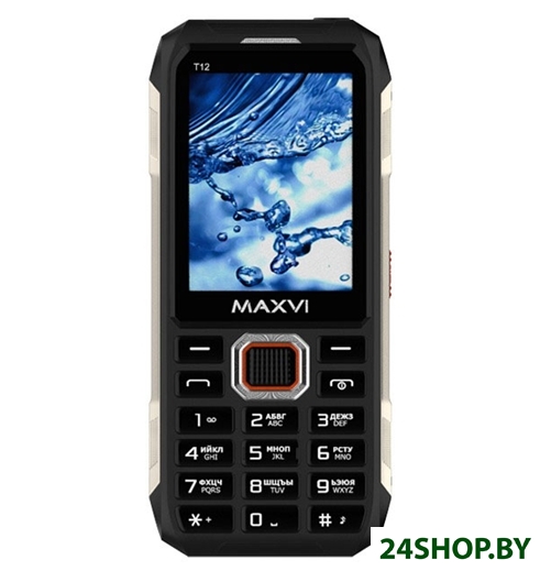 Кнопочный телефон Maxvi T12 (черный) Кнопочный телефон Maxvi T12 (черный)