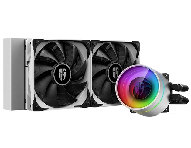 Кулер для процессора DeepCool GamerStorm Castle 240EX DP-GS-H12W-CSL240EXWH Кулер для процессора DeepCool GamerStorm Castle 240EX DP-GS-H12W-CSL240EXWH