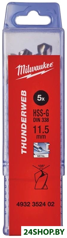 Набор сверл Milwaukee 4932352402 (5 предметов) Набор сверл Milwaukee 4932352402 (5 предметов)