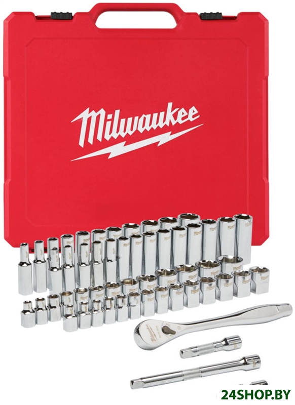 Набор головок слесарных Milwaukee 4932464946 (56 шт) Набор головок слесарных Milwaukee 4932464946 (56 шт)
