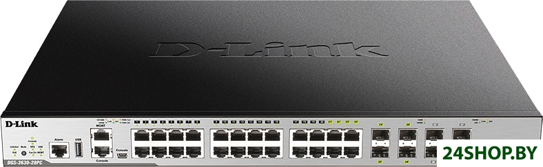 Управляемый коммутатор 3-го уровня D-Link DGS-3630-28PC/A2ASI Управляемый коммутатор 3-го уровня D-Link DGS-3630-28PC/A2ASI