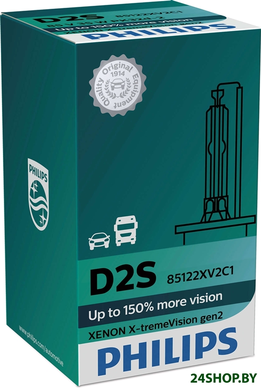 Ксеноновая лампа Philips D2S Xenon X-tremeVision gen2 1шт Ксеноновая лампа Philips D2S Xenon X-tremeVision gen2 1шт