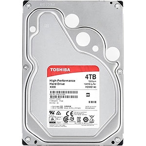 Жесткий диск TOSHIBA SATA-III 4Tb HDWE140UZSVA X300 (7200rpm) 128Mb 3.5 Жесткий диск TOSHIBA SATA-III 4Tb HDWE140UZSVA X300 (7200rpm) 128Mb 3.5