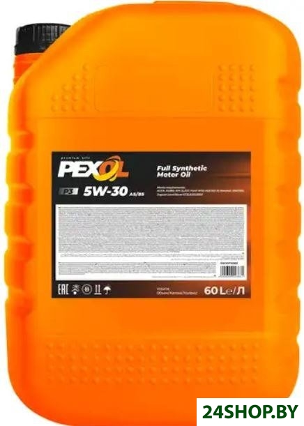 Моторное масло Pexol P3 5W-30 A5/B5 SL/CF 60л Моторное масло Pexol P3 5W-30 A5/B5 SL/CF 60л