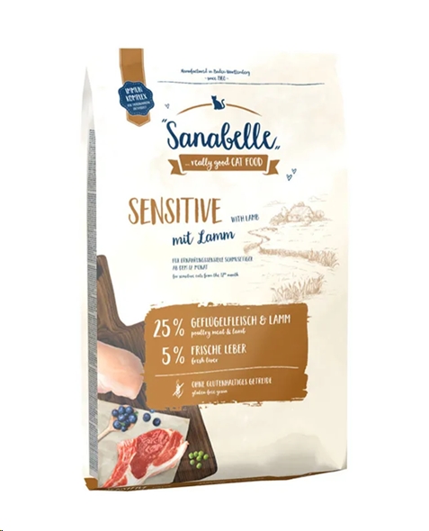 Сухой корм для кошек Bosch Sanabelle Sensitive Lamb 2 кг Сухой корм для кошек Bosch Sanabelle Sensitive Lamb 2 кг