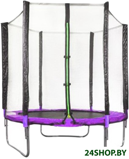 Батут Atlas Sport 183 см - 6ft (без лестницы, внешняя сетка, сливовый) Батут Atlas Sport 183 см - 6ft (без лестницы, внешняя сетка, сливовый)