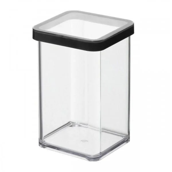 Емкость Rotho Loft Premium 1160408080 (прозрачный/черный) Емкость Rotho Loft Premium 1160408080 (прозрачный/черный)