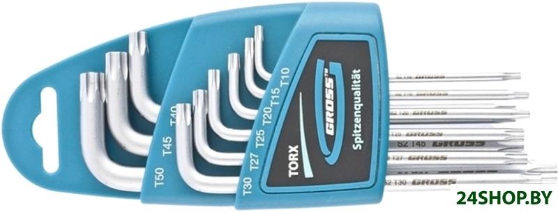 Набор ключей GROSS 16407 (9 предметов) Набор ключей GROSS 16407 (9 предметов)