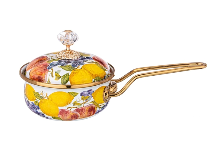 Кастрюля с длинной ручкой Agness Фландрия 950-430 Кастрюля с длинной ручкой Agness Фландрия 950-430