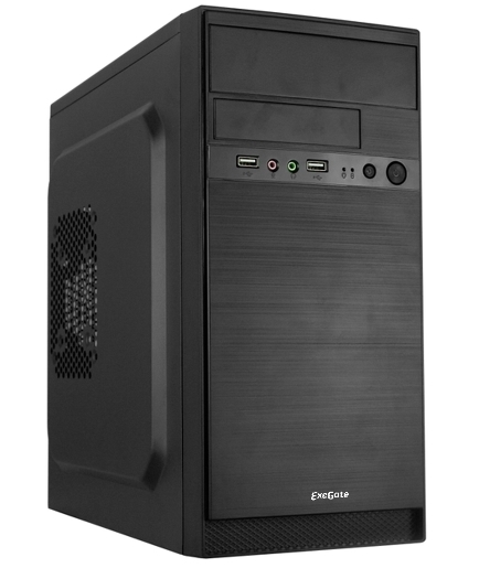 Корпус ExeGate Minitower QA-408 600W (Black) Корпус ExeGate Minitower QA-408 600W (Black)