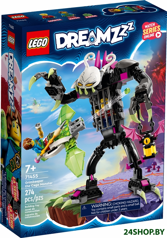 Конструктор LEGO DREAMZzz 71455 Гримкипер: монстр-тюремщик Конструктор LEGO DREAMZzz 71455 Гримкипер: монстр-тюремщик