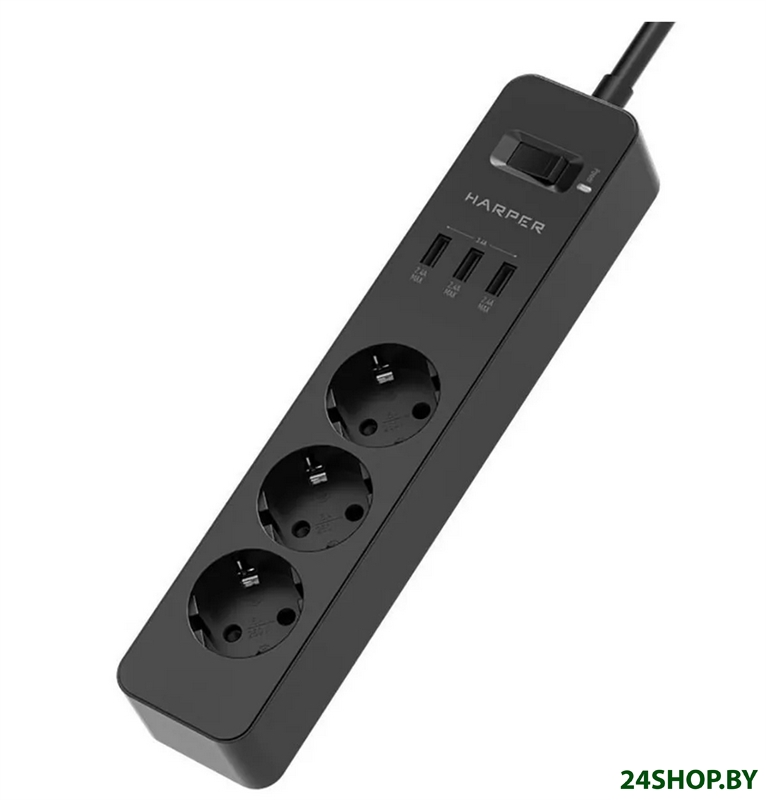 Сетевой фильтр Harper UCH-325 (черный) Сетевой фильтр Harper UCH-325 (черный)
