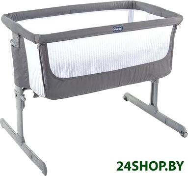Приставная детская кроватка Chicco Next2me Air (dark grey) Приставная детская кроватка Chicco Next2me Air (dark grey)