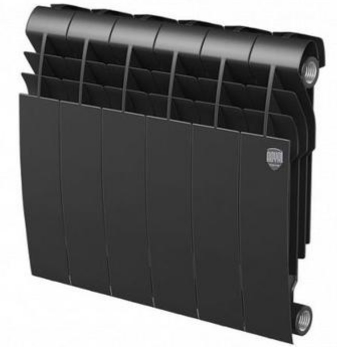 Биметаллический радиатор Royal Thermo Noir Sable 350 (5 секций) Биметаллический радиатор Royal Thermo Noir Sable 350 (5 секций)