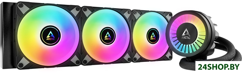 Система жидкостного охлаждения для процессора Arctic Liquid Freezer III 360 A-RGB Black ACFRE00144A Система жидкостного охлаждения для процессора Arctic Liquid Freezer III 360 A-RGB Black ACFRE00144A