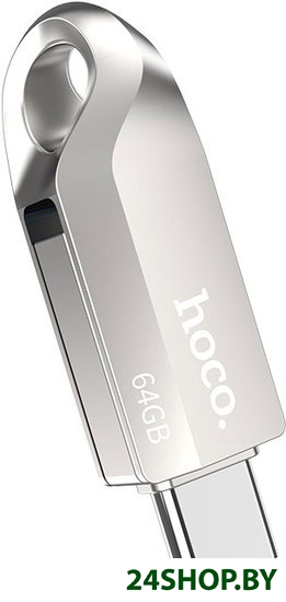USB Flash Hoco UD8 64GB (серебристый) USB Flash Hoco UD8 64GB (серебристый)