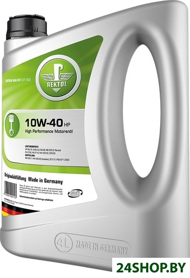 Моторное масло Rektol 10W-40 HP 4л Моторное масло Rektol 10W-40 HP 4л