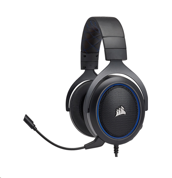 Наушники Corsair HS50 (черный/синий) Наушники Corsair HS50 (черный/синий)