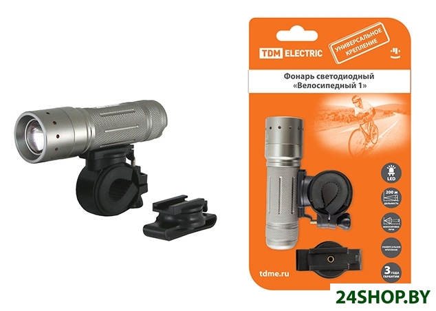 Фонарь TDM Electric Велосипедный 1 (SQ0350-0027) Фонарь TDM Electric Велосипедный 1 (SQ0350-0027)