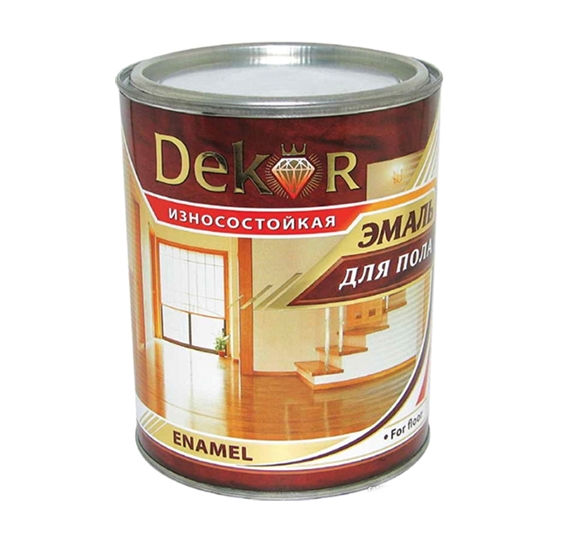 Эмаль Dekor для пола (каштан, 1.8 кг) Эмаль Dekor для пола (каштан, 1.8 кг)