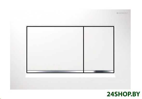 Панель смыва Geberit Sigma 30 115.883.KJ.1 (белый/глянцевый хром) Панель смыва Geberit Sigma 30 115.883.KJ.1 (белый/глянцевый хром)