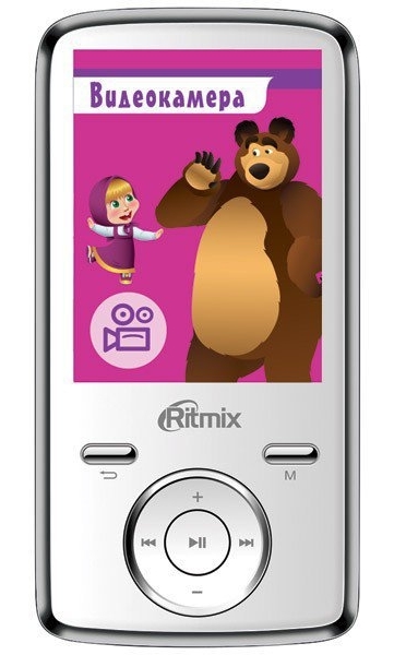 Плеер Ritmix RF-7650M 4Gb White (Маша и медведи) Плеер Ritmix RF-7650M 4Gb White (Маша и медведи)