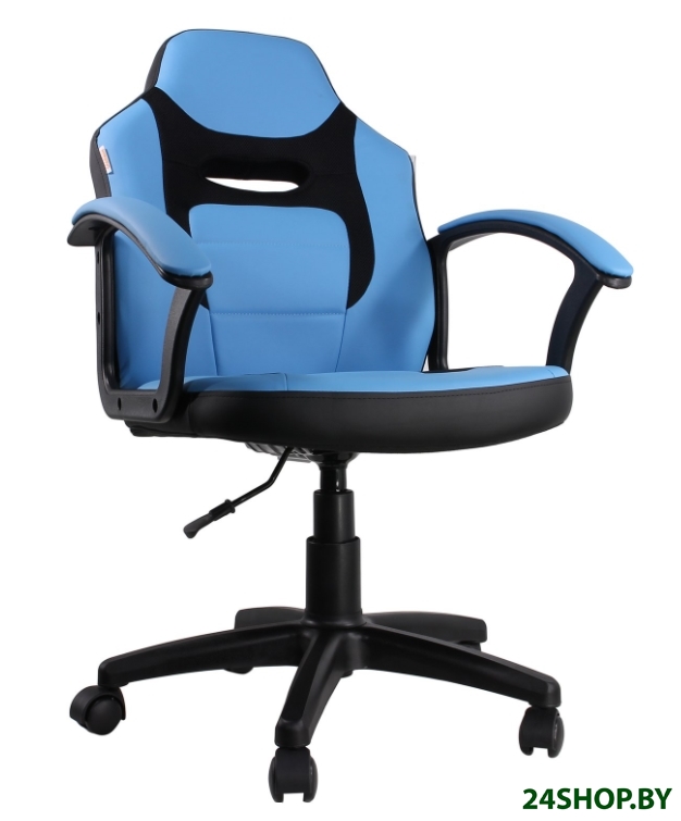 Кресло детское CHAIRMAN Kids 110 (чёрный/голубой) Кресло детское CHAIRMAN Kids 110 (чёрный/голубой)