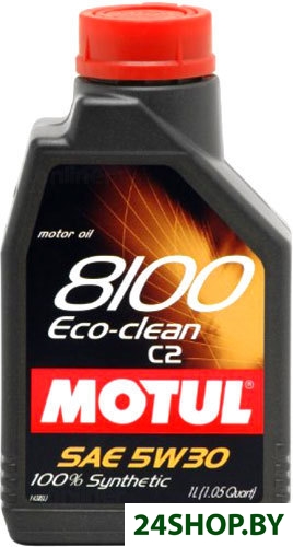 Моторное масло Motul 8100 Eco-clean C2 5W30 1л Моторное масло Motul 8100 Eco-clean C2 5W30 1л