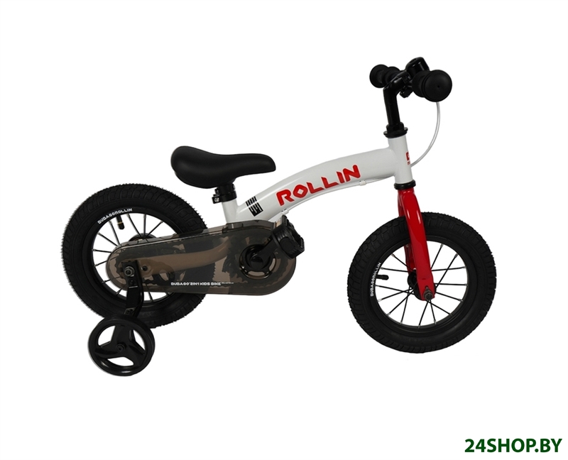Беговел Bubago Rollin BG-112-1(белый/красный) Беговел Bubago Rollin BG-112-1(белый/красный)