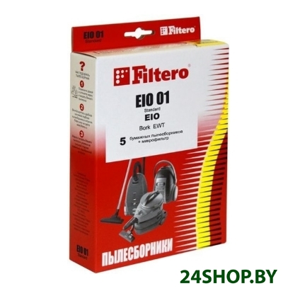 Пылесборники Filtero EIO 01 Standart (5 шт) Пылесборники Filtero EIO 01 Standart (5 шт)
