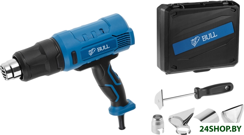 Промышленный фен Bull HG 5501 (с кейсом) Промышленный фен Bull HG 5501 (с кейсом)
