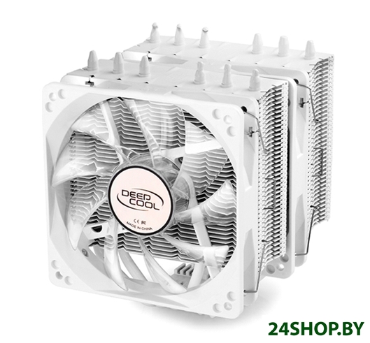 Кулер для процессора DeepCool Neptwin + AM4 (белый) Кулер для процессора DeepCool Neptwin + AM4 (белый)