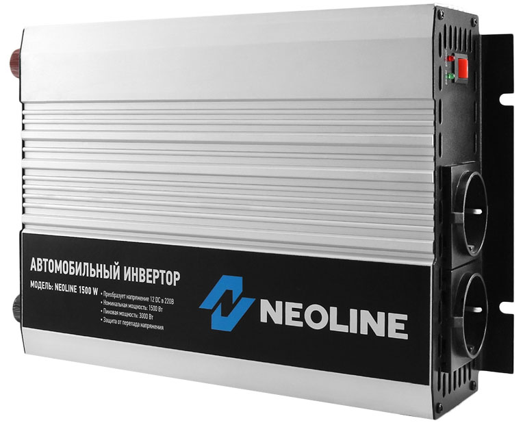 Автомобильный инвертор Neoline 1500W Автомобильный инвертор Neoline 1500W
