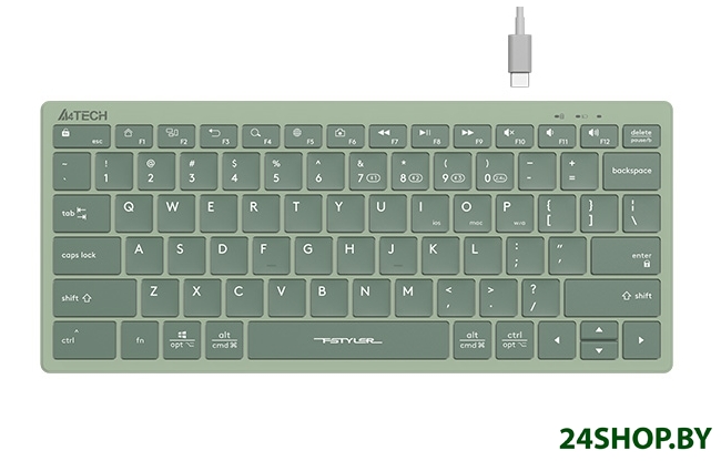 Клавиатура A4Tech Fstyler FBX51C Matcha Green Клавиатура A4Tech Fstyler FBX51C Matcha Green