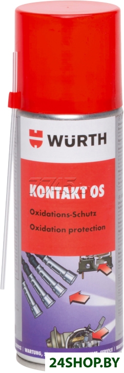 Wurth Очиститель электрокомпонентов 200мл 089361 Wurth Очиститель электрокомпонентов 200мл 089361