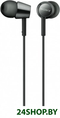 Наушники с микрофоном Sony MDR-EX155AP (черный) Наушники с микрофоном Sony MDR-EX155AP (черный)