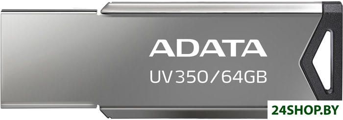 USB Flash A-Data UV350 64GB (серебристый) (AUV350-64G-RBK) USB Flash A-Data UV350 64GB (серебристый) (AUV350-64G-RBK)