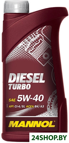 Моторное масло Mannol DIESEL TURBO 5W-40 1л Моторное масло Mannol DIESEL TURBO 5W-40 1л