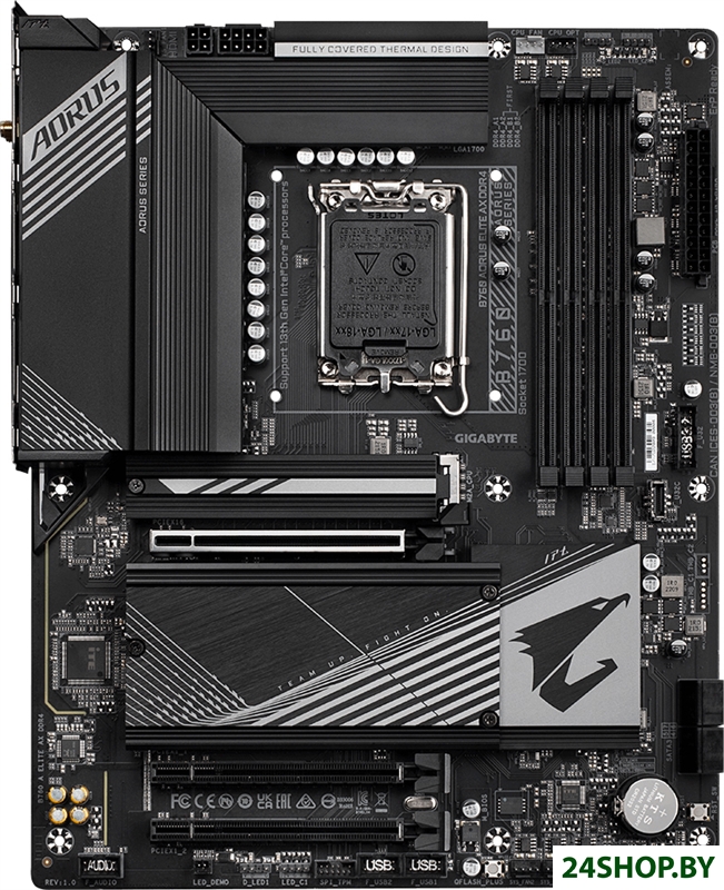 Материнская плата Gigabyte B760 AORUS ELITE AX DDR4 (rev. 1.0) Материнская плата Gigabyte B760 AORUS ELITE AX DDR4 (rev. 1.0)