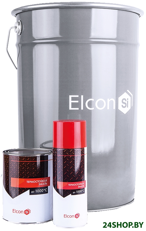 Эмаль Elcon Термостойкая 600°C (серебристо-серый, аэрозоль 520 мл) Эмаль Elcon Термостойкая 600°C (серебристо-серый, аэрозоль 520 мл)