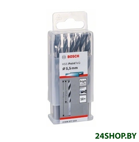 Набор оснастки Bosch 2608577223 (10 предметов) Набор оснастки Bosch 2608577223 (10 предметов)
