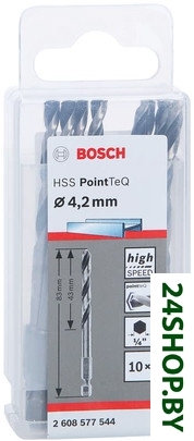 Набор сверл Bosch 2608577544 (10 шт) Набор сверл Bosch 2608577544 (10 шт)