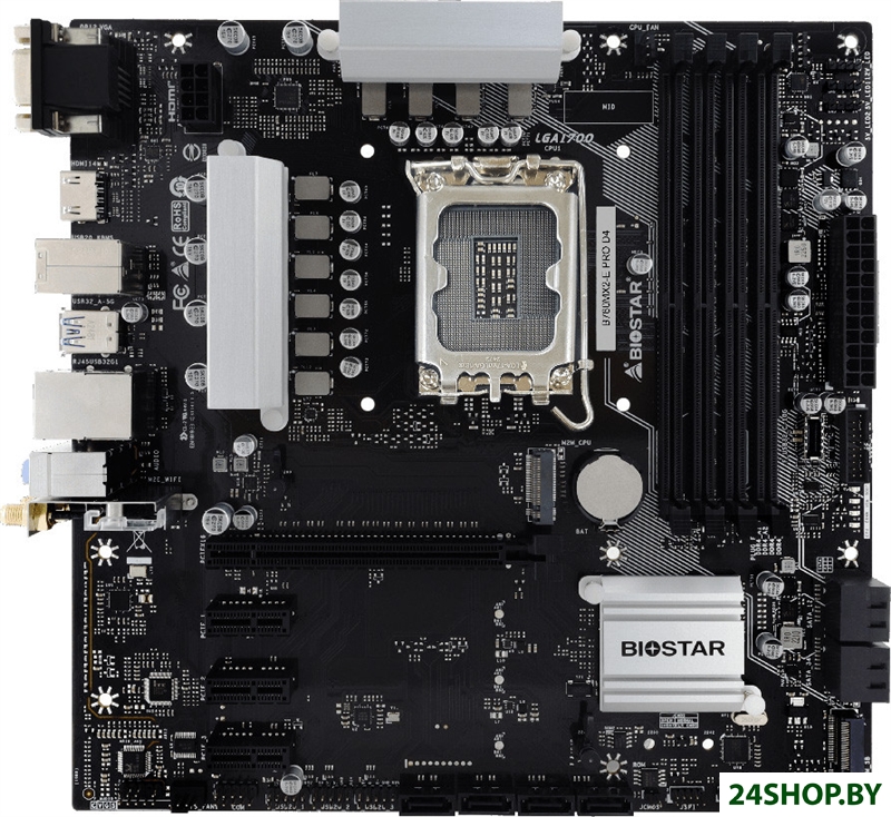 Материнская плата BIOSTAR B760MX2-E Pro D4 Ver. 6.0 Материнская плата BIOSTAR B760MX2-E Pro D4 Ver. 6.0