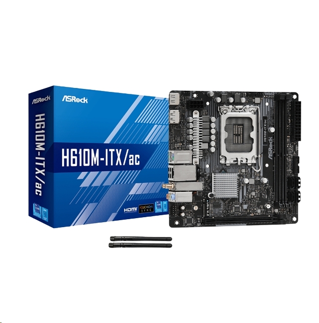 Материнская плата ASRock H610M-ITX/AC Материнская плата ASRock H610M-ITX/AC