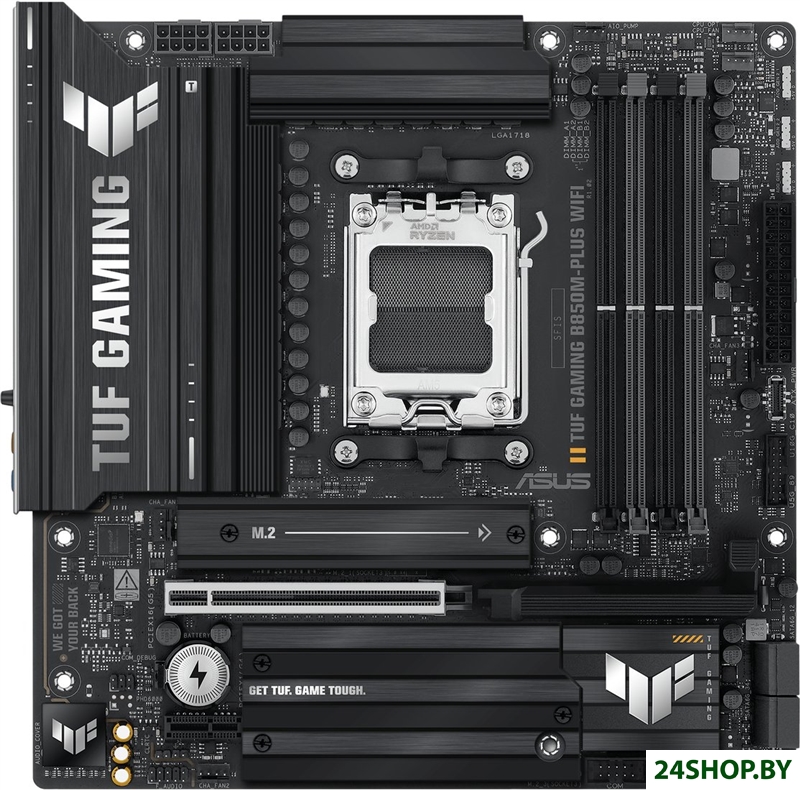 Материнская плата ASUS TUF Gaming B850M-Plus WiFi Материнская плата ASUS TUF Gaming B850M-Plus WiFi