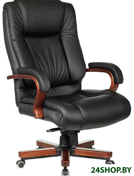 Кресло Бюрократ T-9927WALNUT-LOW (чёрный) Кресло Бюрократ T-9927WALNUT-LOW (чёрный)