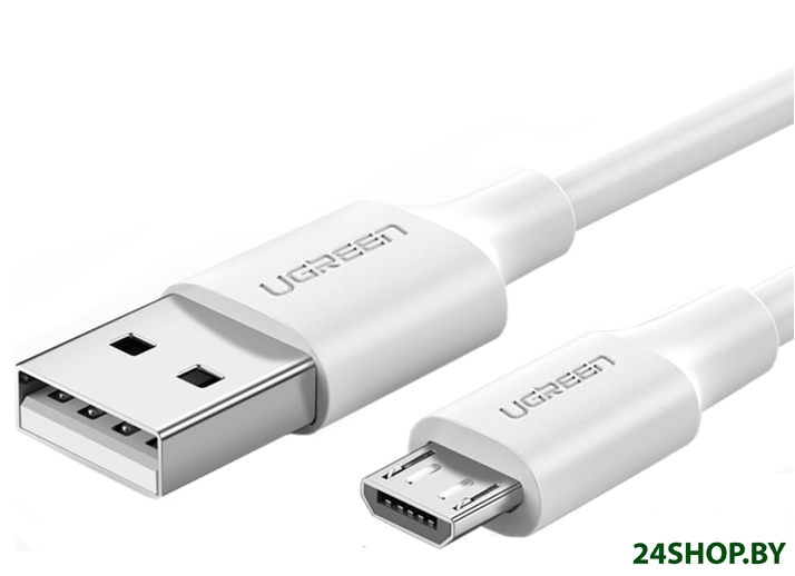 Кабель UGREEN US289 60142 1.5м (белый) Кабель UGREEN US289 60142 1.5м (белый)