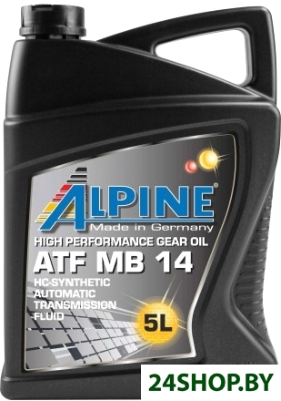 Трансмиссионное масло Alpine ATF MB 14 5л Трансмиссионное масло Alpine ATF MB 14 5л