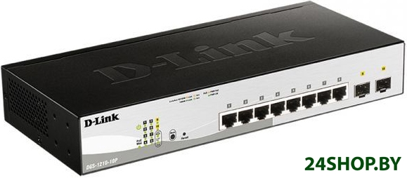 Настраиваемый коммутатор D-Link DGS-1210-10P/F3A Настраиваемый коммутатор D-Link DGS-1210-10P/F3A